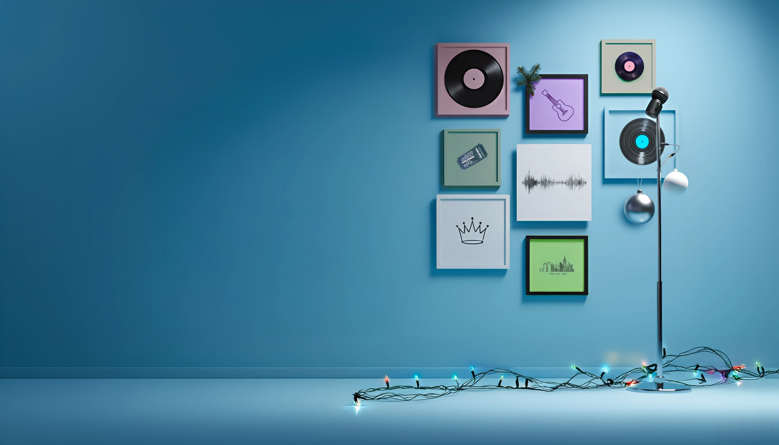 Weihnachtsbild im Alternative-Stil