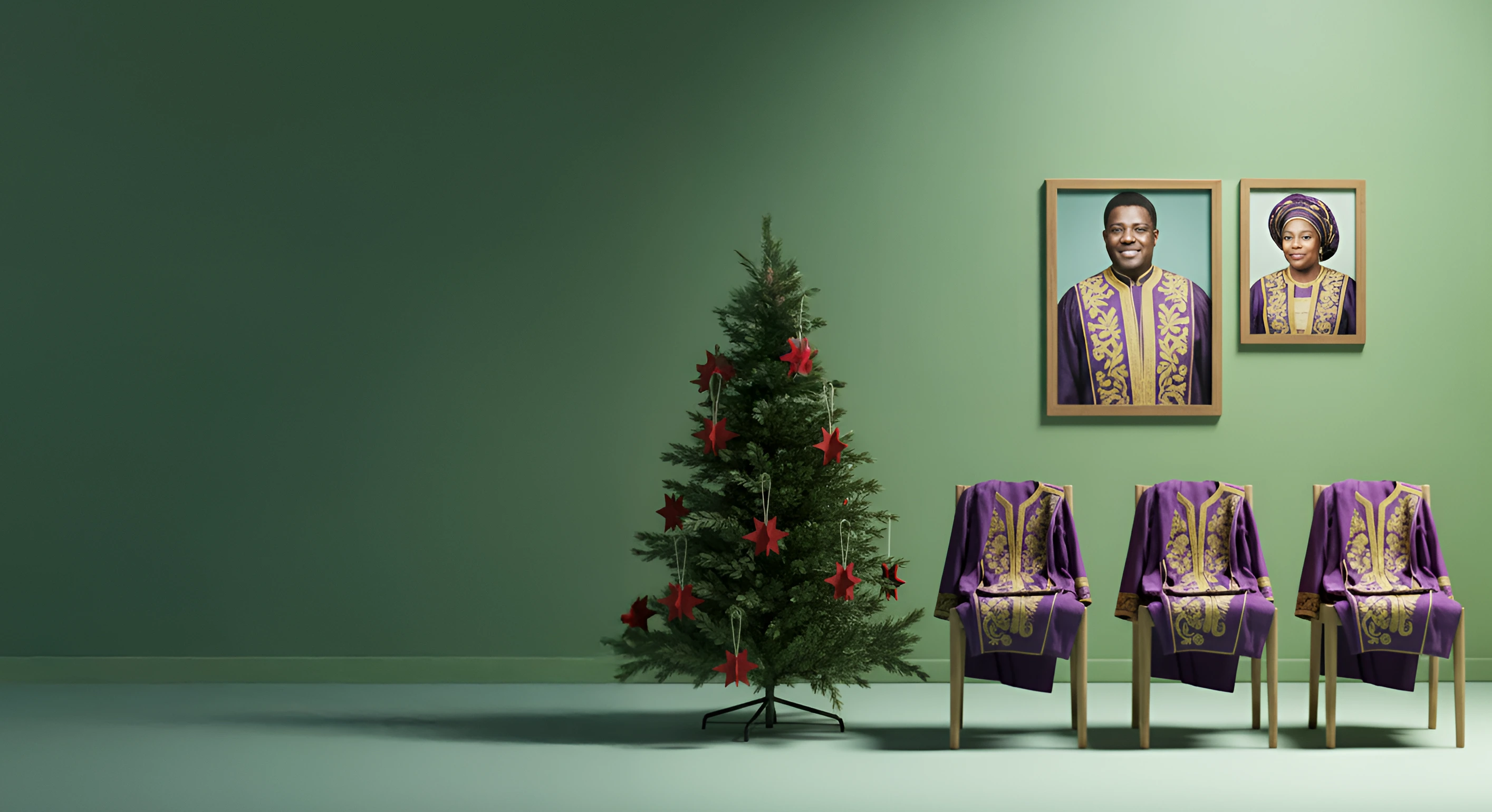 Weihnachtsbild im Gospel-Stil