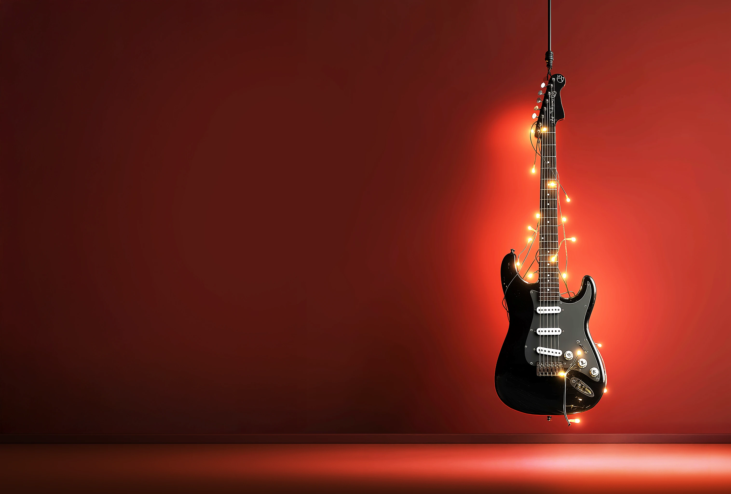 Weihnachtsbild im Rock-Stil